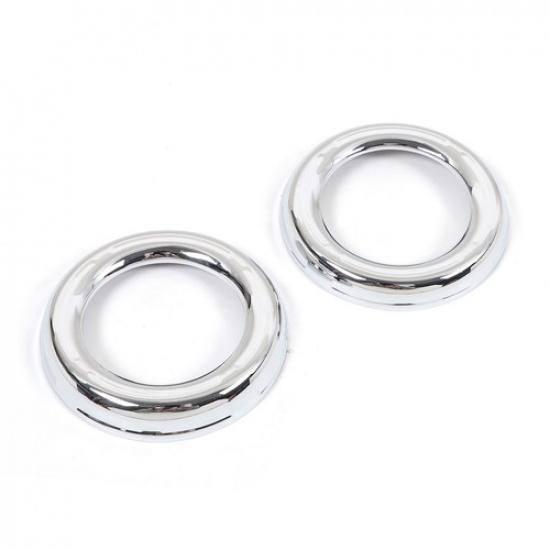 Серебристая накладка на противотуманную фару для Mitsubishi Triton L200 2015-2018