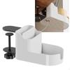 Desk Side Storage Organizer Easy Installation Clamp On Remote Holder Phone Stand Multi Purpose Space
