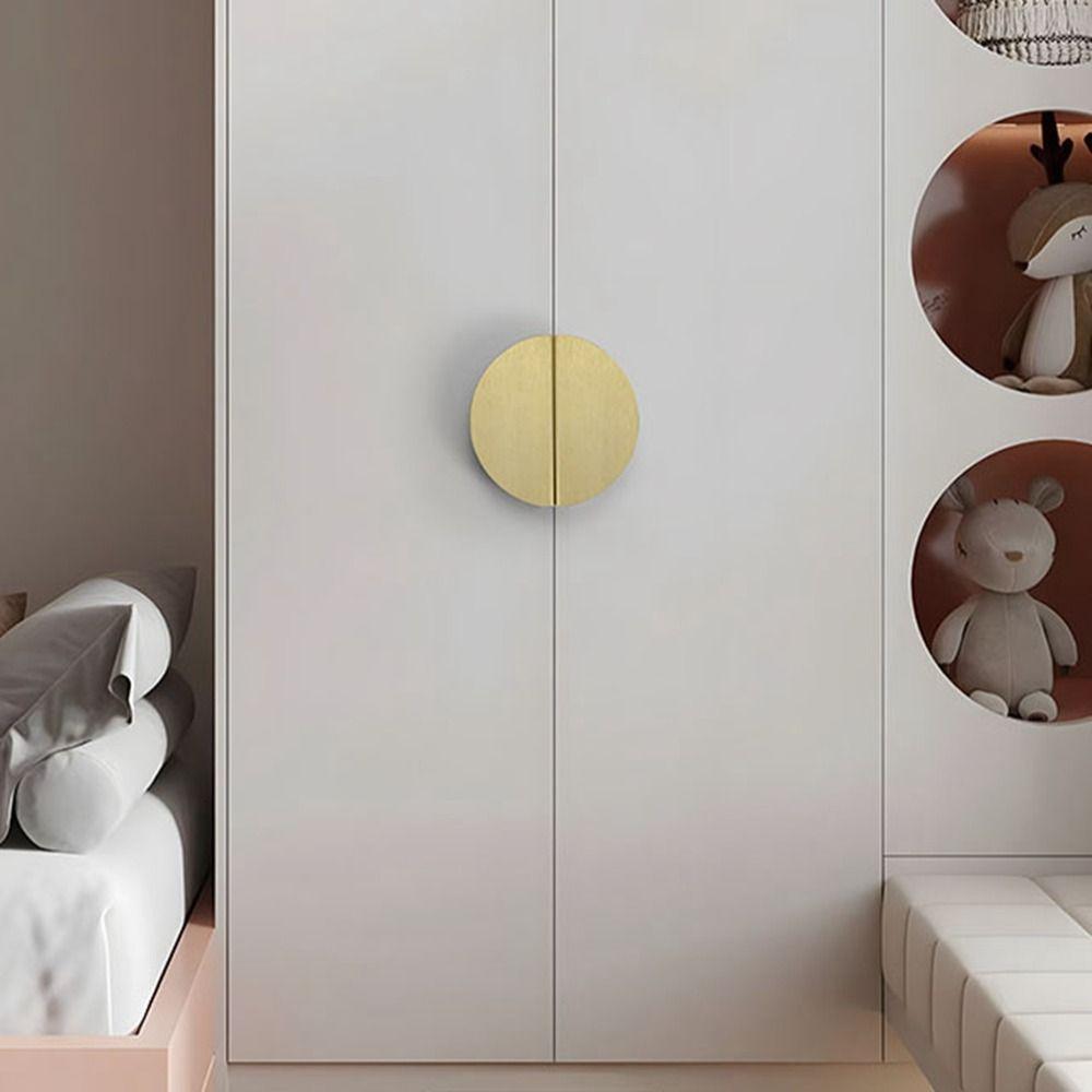 Aluminum Alloy Cabinet Door Knobs Semicircle Drawer Pull Handles New Half Moon Handle Wardrobe