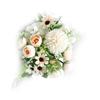 Fake Flower Ball Vivid Details Long Lasting Silk Simulation Flower Ball Arrangement Bouquet for Photography Champagne