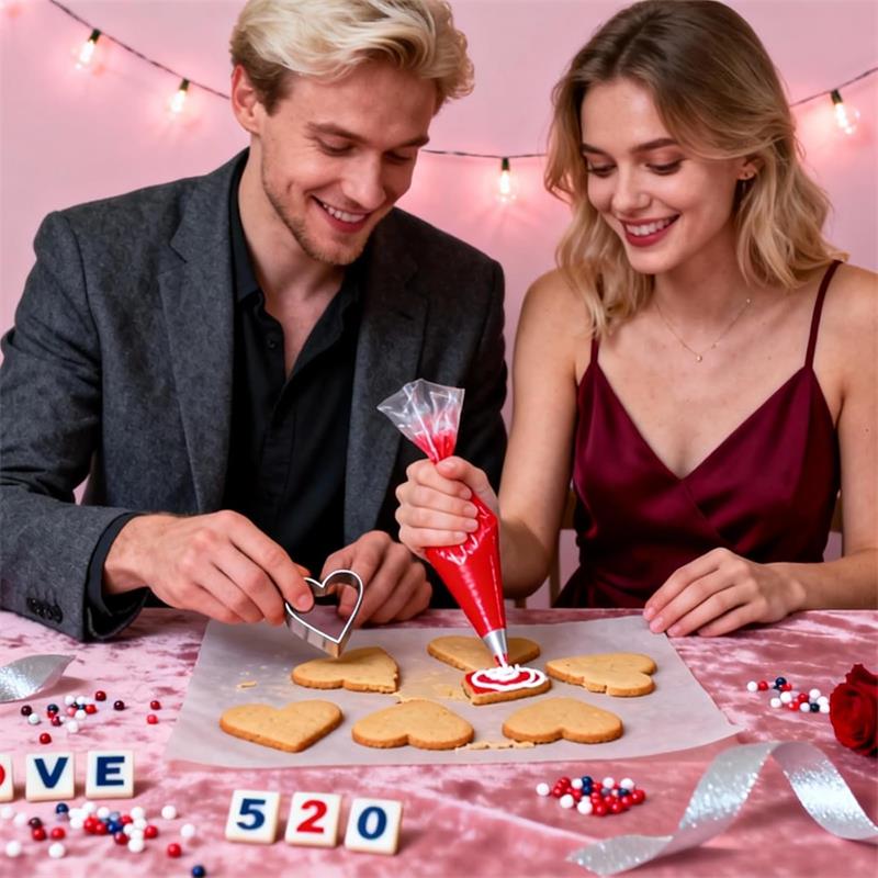 5 шт. Формочки для печенья в форме сердца, Формочки для печенья, Форма для выпечки