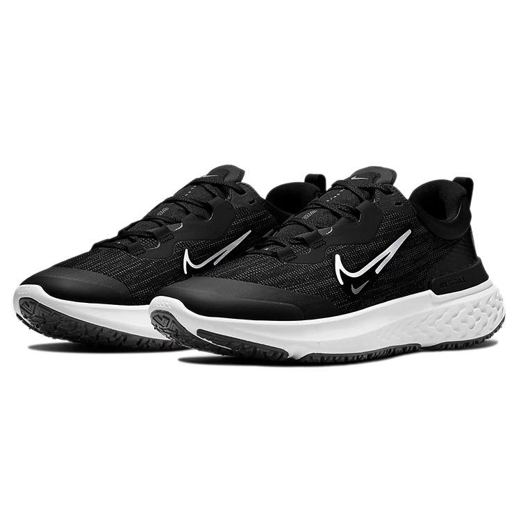 Nike React Miler 2 Shield Black White Men Sneakers Off-Noir Light-Smoke-Grey Platinum-Tint DC4064-001