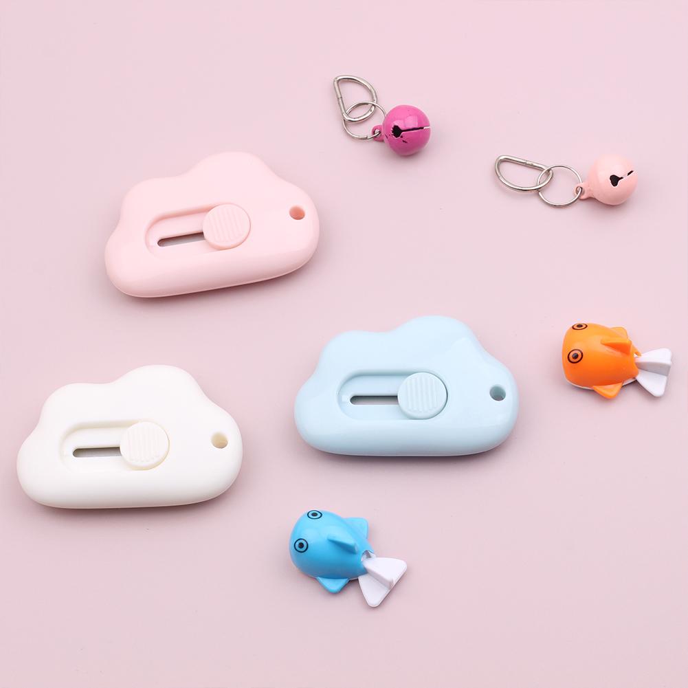15pcs Mini Utility Knife Cute Portable Flower Cloud Box Cutter Letter Opener Paper Cutting Knife For Home Office