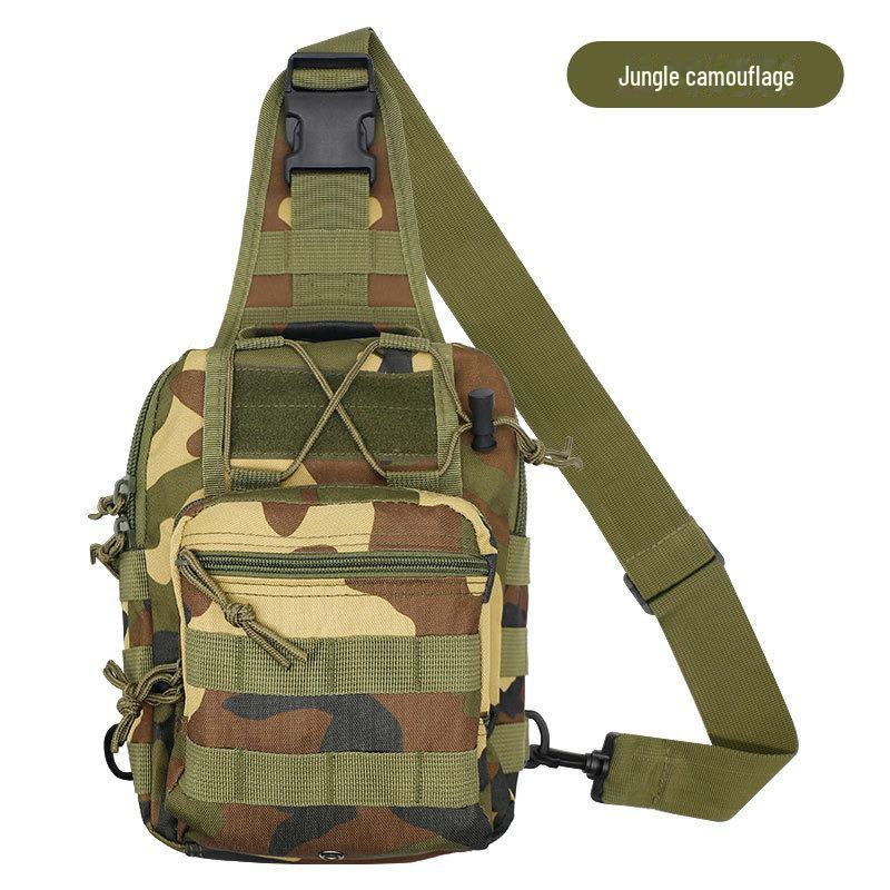 Многофункциональная камуфляжная тактическая сумка через плечо для езды на велосипеде и занятий спортом на открытом воздухе