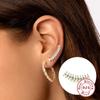 1pc Real Silver 925 Earring  Trend Earrings For Women Diamond Horse Eye Stud Earrings Jewelry For Wedding Party Gift
