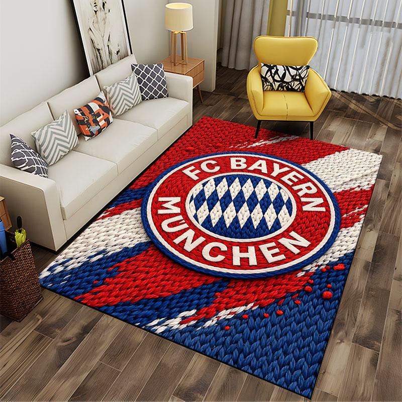 FC Bayern München Logo Carpet suitable as a non-slip mat for the living room or bedroom sofa