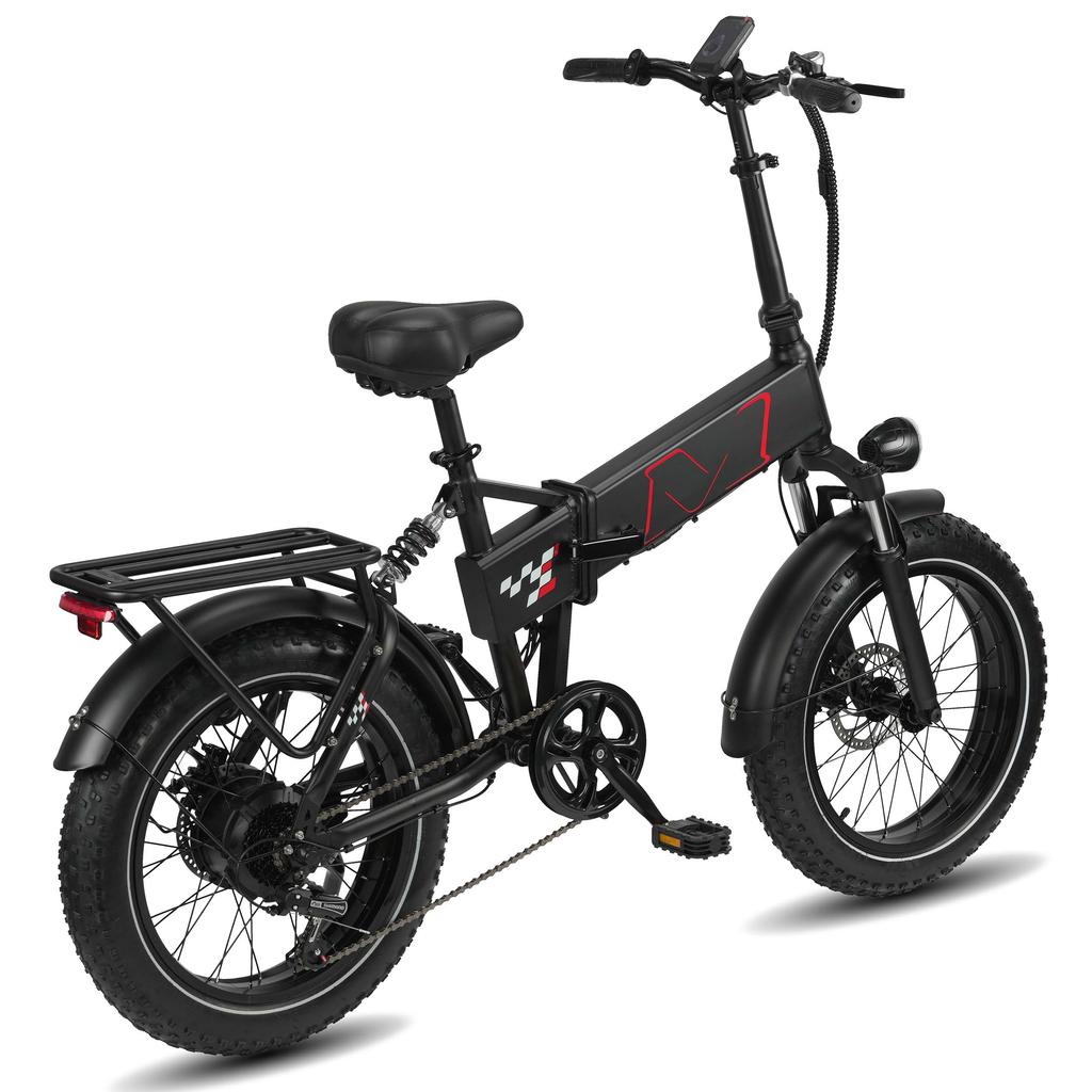 Maxturn POLARIS Electric Bike For Adult 500W Motor 48V 13Ah Battery 20 inch All-Terrain Tires Electric Bicycle