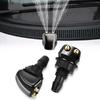 2pcs Universal Front Windshield Washer Wiper Nozzle Sprayer Sprinkler Water Spout Outlet