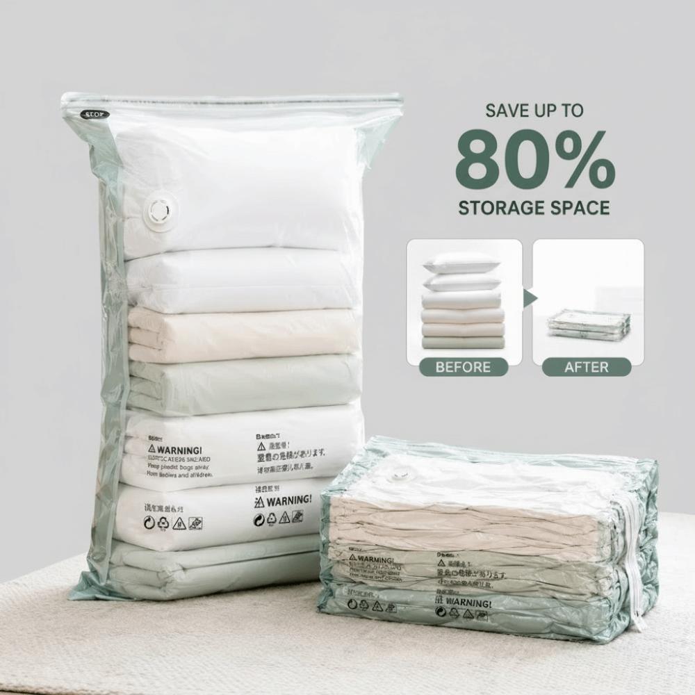 Extra Large Vacuum Storage Bags Compression Design Space Saving Bags Closet Organization