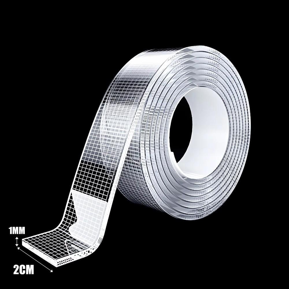 Removable Grid Adhesive Tapes Upgraded Sticky Strip New Clear Nano Tape