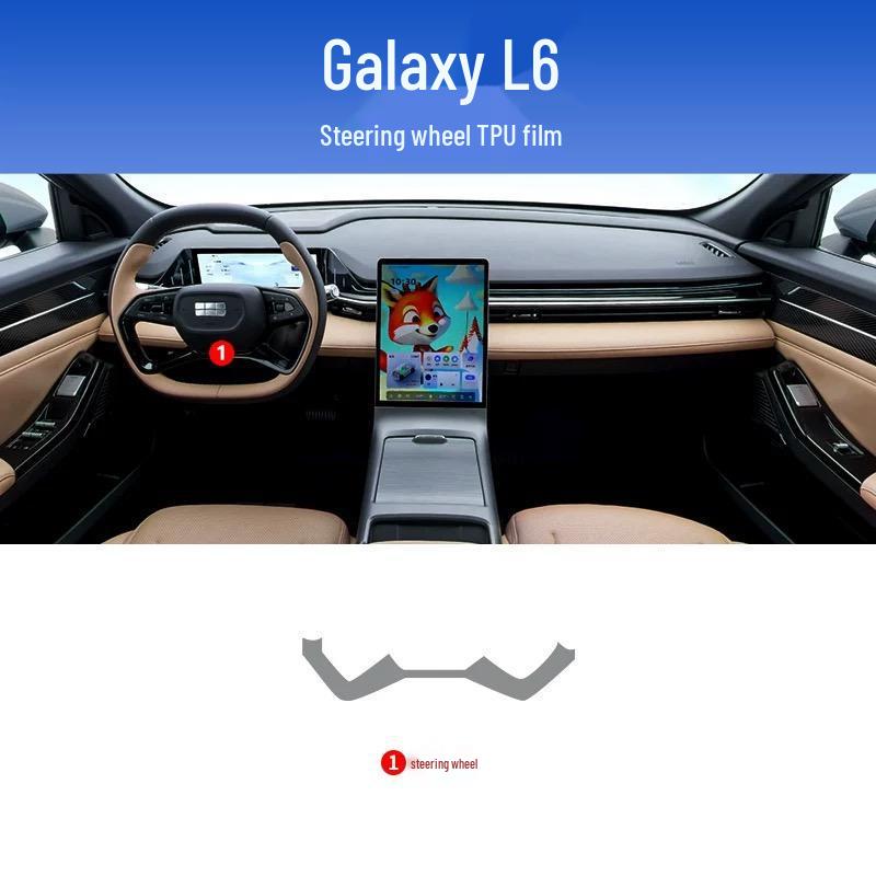 Защитная пленка для навигации и консоли интерьера Geely Galaxy L6