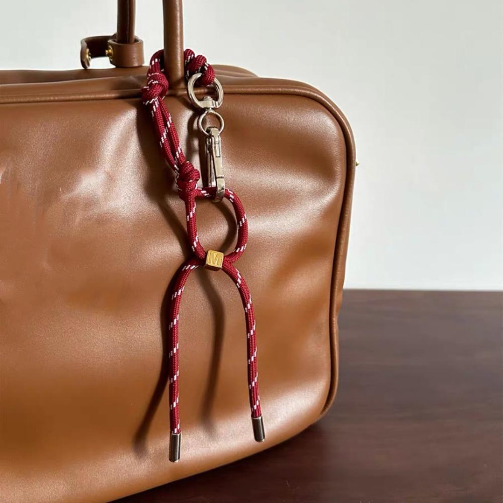 Colorful Bag Buckle Baseball Pendant Key Chain Vintage Bag Hanging Accessories  Couple Style