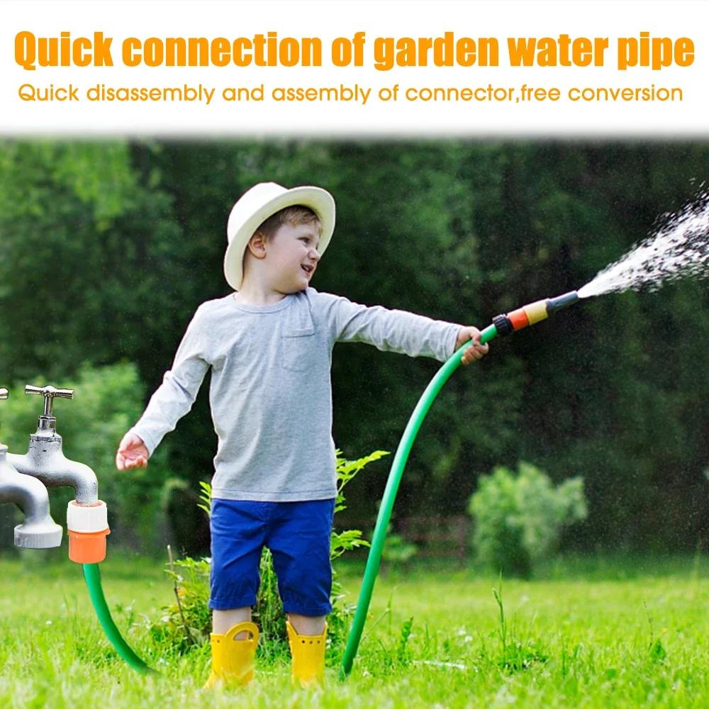 1/2PCS Water Hose Quick Connectors Universal Faucet Interface Backflow-proof Irrigation Fast Joints Garden Watering Pipe