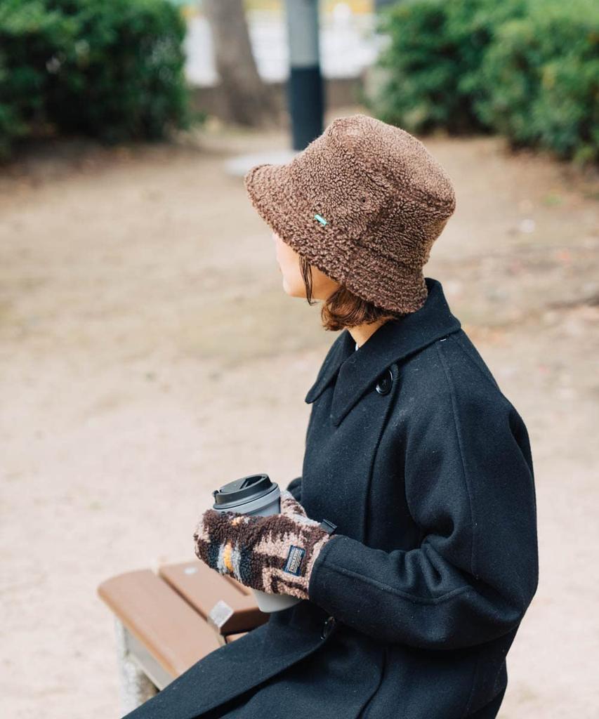 Nakota Пигмент Боа Ведро и Голова дюймы дюймы дюймы Коричневая Шляпа, Мужская Женская, Осень/Зима, Пушистая, Модная, Боа, Окружность Прибл.. 22.2-23.2