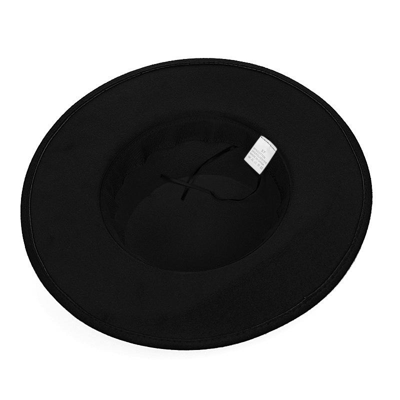 Унисекс Ретро Джазовая Федора с Плоскими Полями - Осенне-Зимняя Шляпа с Широкими Полями для Уличного Стиля и Защиты от Солнца