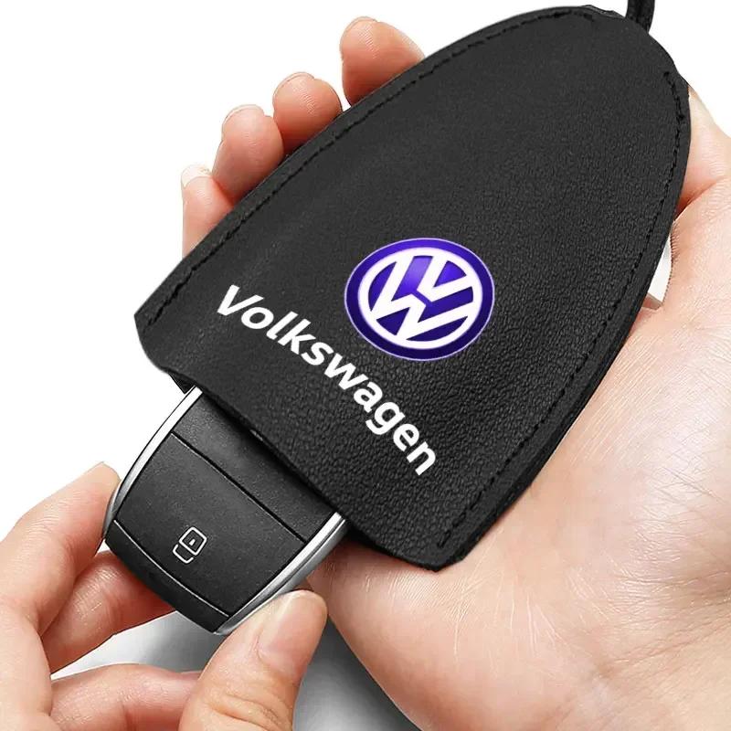 For VOLKSWAGEN VW GTI B6 2025 Hot For Volkswagen Car styling PU Car Remote Key Case Cover Shell keychain protect Car Accessories