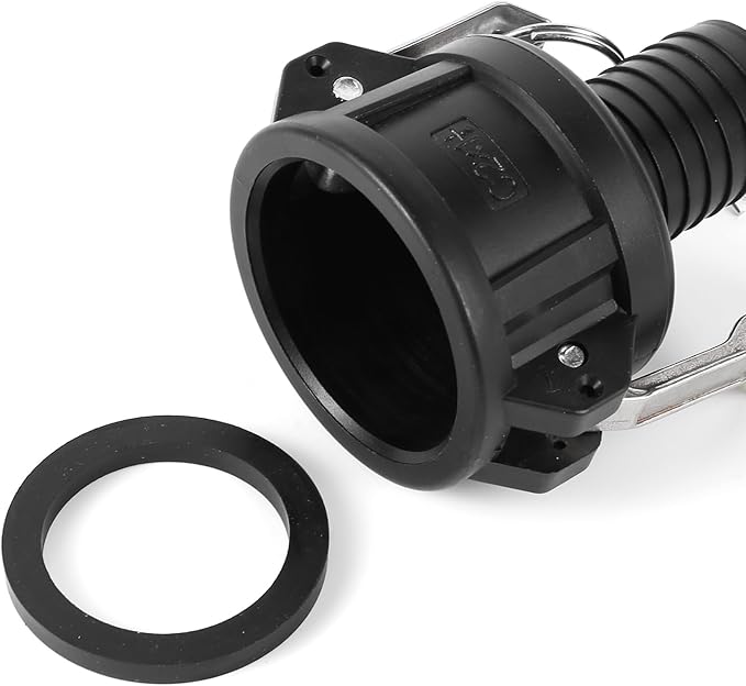 S60*6 Адаптер для IBC-контейнера, материал PP, фитинг Camlock, тип C, 64 мм внутренняя муфта Camlock X 1" 1.5'' 2" штуцер для шланга