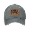 Hawk Tuah Spit On That Thang 24 Baseball Caps Retro Distressed Denim Funny Snapback Hat Unisex Women Outdoor Activities Caps Hat