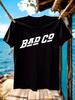 Графическая футболка Bad Company - Мягкая дышащая футболка с круглым вырезом