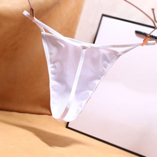 Мужские стринги U-образной формы с низкой посадкой, однотонные, U-образные с открытыми бедрами, нижнее белье для дома