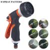 Garden Watering Gun Car Washer Machine 8 Modes Spray Patters Hose Nozzle Yard Plant Lawn Sprinkler Cleaning Irrigation Tool