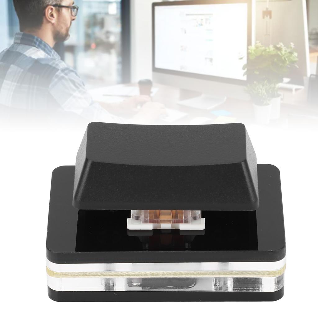 Программируемая пользовательская USB-кнопка Одиночная клавиатура Клавиатура для OSU RGB Механическая Красная Type C Проводная Индивидуальная горячая клавиша для игр