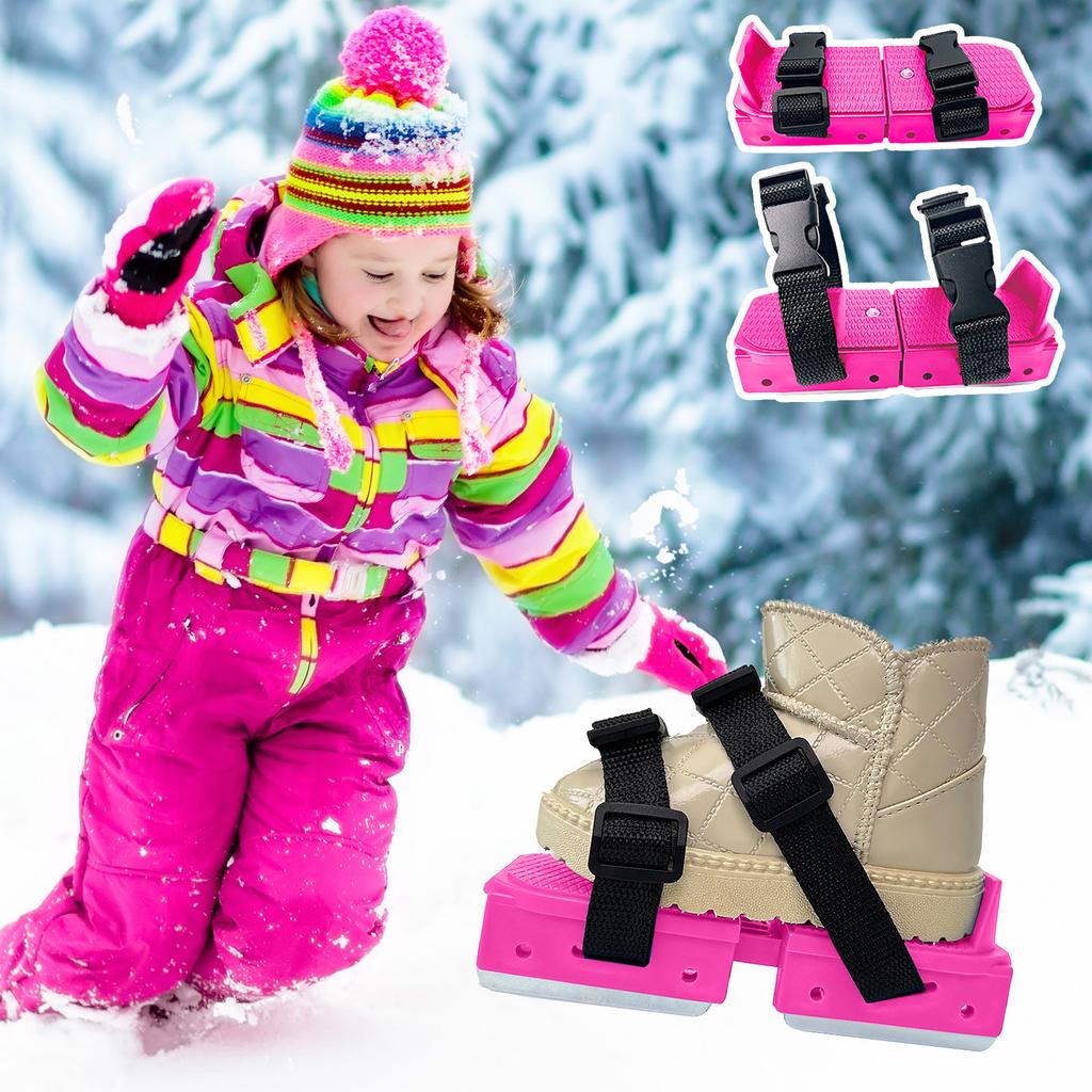 Обувь для катания на коньках для детей начального возраста, вспомогательная обувь для катания на коньках и лыжах на открытом воздухе, регулируемая и осенняя