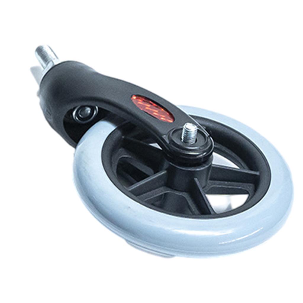 Детали для замены колес инвалидных колясок Колесо инвалидной коляски с передней вилкой Твердые сменные колеса для инвалидных колясок Ходунки