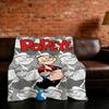 Плед P-Popeye-ES Супер Теплый Уютный Плюшевый Анимационный Плед Ребенок Мультяшный Домашний Диван Спальня Подарок
