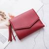 Fashion Women Tassel Short Wallet Coin Purse Holders Multi-Card Position Clutch