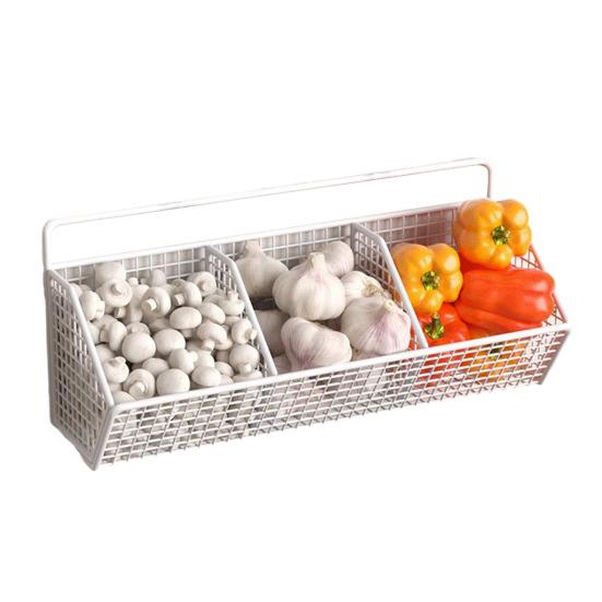Durable Space Saving Storage Keep Neat Cabinet Small Hanging Basket Home Organizer Rack
