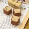 Finger Press Toast Keyboard Clicker Sensory Toy Finger Clicker Toy Bread Fidget Keychain  ADHD ASMR