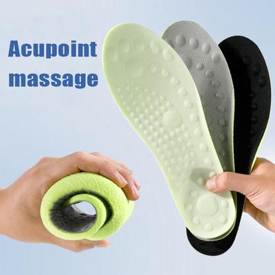 Поглощающие пот стельки для акупрессуры для ног для мужчин и женщин Мягкие дышащие кроссовки Подушечки-вставки Дезодорант Стельки Подушечки для обуви для мужчин и женщин