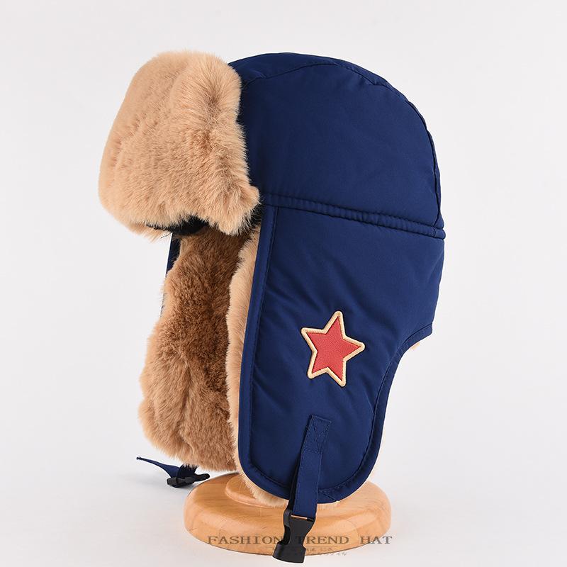 Кепка Pentagram Thunderbird для мужчин, мягкая, утолщенная, защитная кепка для ушей, женская, зимняя, теплая, для езды на велосипеде, для холодной, водонепроницаемой хлопковой шапки