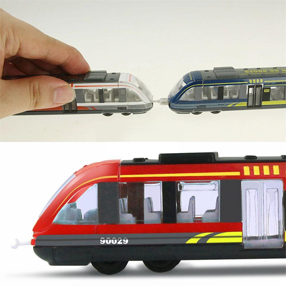 Model Metro Subway Metal Zinc Zinc Alloy Underground High Speed Rail Simulation Train Toy Diecast Train Toy