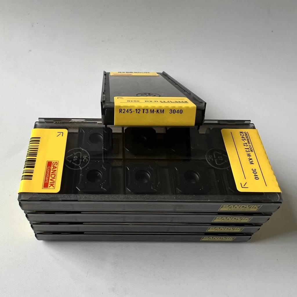 Original Sandvik / R245-12T3M-KM 3040 / CNC lathe carbide blade 10 Pcs