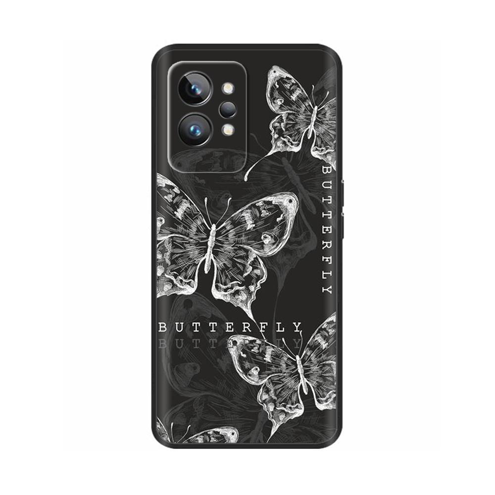 Чехол для Realme GT2 Pro Модный Мягкий ТПУ Расписной Матовый Силиконовый Задняя Крышка Телефона Для Oppo Realme GT 2 Pro Чехлы Для Realme GT2