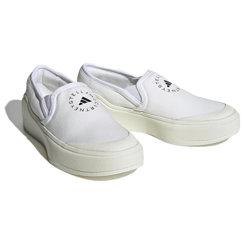 adidas Court Slip On От Stella McCartney Белый Облачный Основной Черный Кроссовки HP3206