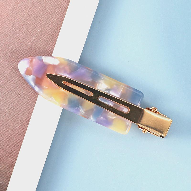 2/3/4/6 шт. ацетатные заколки для волос в Корейском стиле, золотисто-белые блестящие заколки для волос, головные уборы для девочек и женщин, аксессуары для волос