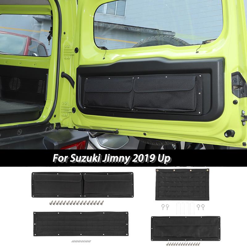 Подвесная сумка для хранения на задней двери автомобиля, органайзер, держатель для сумки, подходит для Suzuki Jimny 2012-2017, 2019 Up