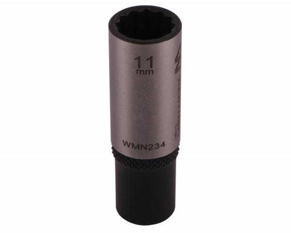 1/4" twelve-point socket. 11 . long. CrV50BV30. DIN 3124. Waryński