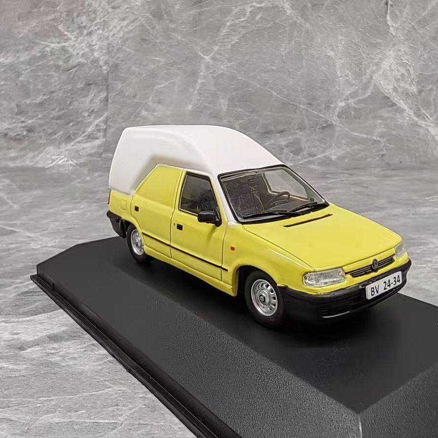 AHUQ1 1:43 Skoda FELICIA VAN PLUS Alloy Car Diecasts & Toy Vehicles Car Model Miniature Scale Model Car For Children