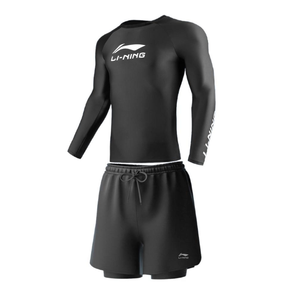 Мужской купальный костюм Li Ning Черный LSYR693+607