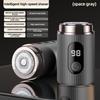 Portable Rechargeable Men's Electric Beard Shaver - Compact Travel Design
