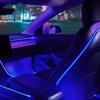 Car Interior Neon RGB Led Ambient Light Fiber Optic Kit With APP Sound Control Multiple Modes Auto Atmosphere Decorative Lamp