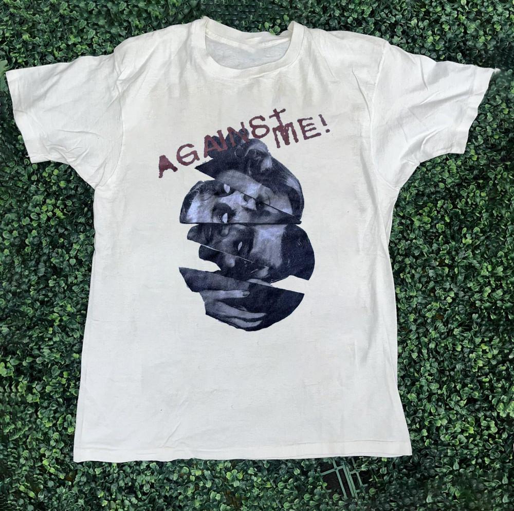 Футболка унисекс с принтом группы Against Me Punk Rock S-5XL UU978