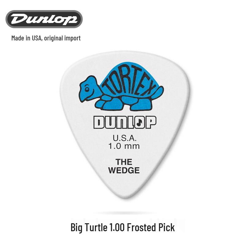Dunlop Jazz Speed Folk Acoustic Guitar Picks - Little Turtle Matte 498R Accessories