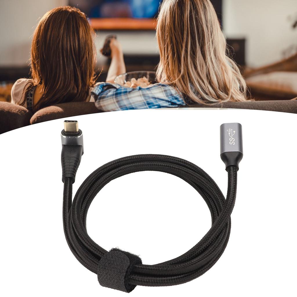 Кабель USB C 3.2 Папа-Мама PD100W Быстрая Зарядка 10 Гбит/с 4K При 60 Гц USB C Зарядный Кабель для Игровых Консолей
