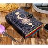 Sun & Moon Leather Grimoire Journal: Spell Book