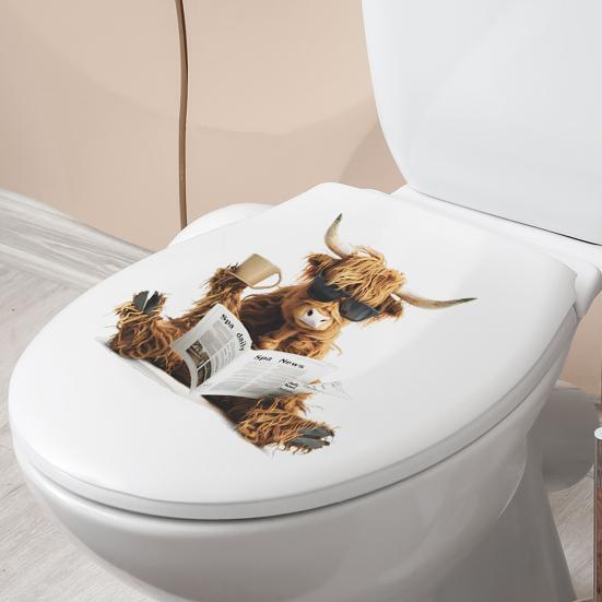 Газеты Як стикер для туалета съемный самоклеящийся водонепроницаемый ПВХ гостиная ванная комната стены